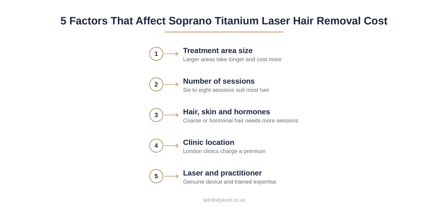 What Affects Soprano Titanium Laser Hair Removal Cost?